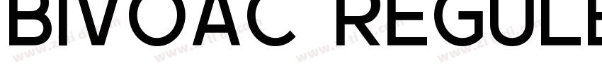 Bivoac Reguler Demo字体转换